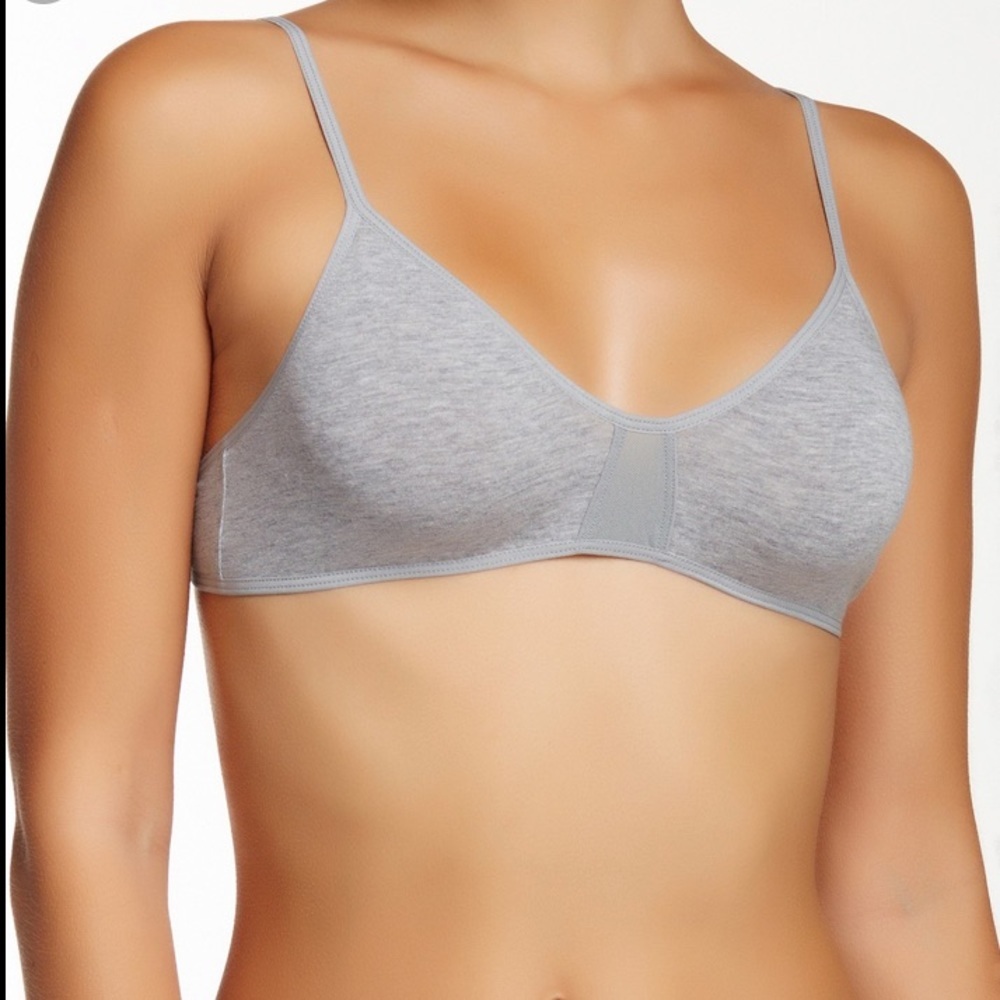 ♥️JOES JEANS GREY BASIC BRALETTE NWT $50 VALUE